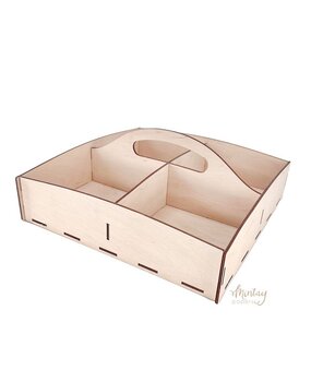 Mintay Woodies 12x12 Inch Tray (MT-WD3-05) Mintay Woodies 12x12 Inch Tray (MT-WD3-05)