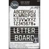 Sizzix Sidekick Embossing Folder & Thinlit Set Vault Side Order Letterboard (666859)