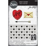 Sizzix Sidekick Embossing Folder & Thinlit Set Vault Side Order Love Notes (666860)