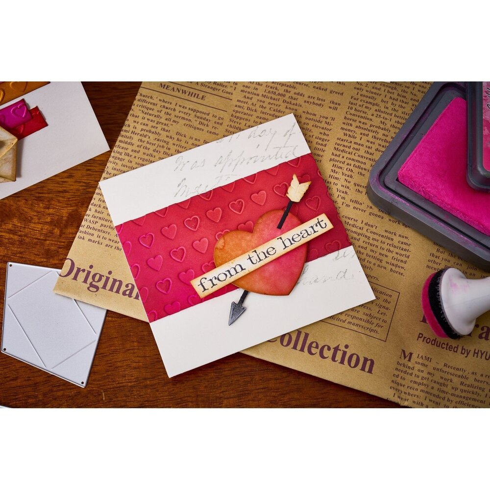 Sizzix Sidekick Embossing Folder & Thinlit Set Vault Side Order Love Notes (666860) Sizzix Sidekick Embossing Folder & Thinlit Set Vault Side Order Love Notes (666860)