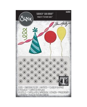 Sizzix Sidekick Embossing Folder & Thinlit Set Vault Side Order Celebrate (666861) Sizzix Sidekick Embossing Folder & Thinlit Set Vault Side Order Celebrate (666861)