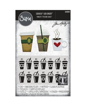 Sizzix Sidekick Embossing Folder & Thinlit Set Vault Side Order Fresh Brewed (666862) Sizzix Sidekick Embossing Folder & Thinlit Set Vault Side Order Fresh Brewed (666862)