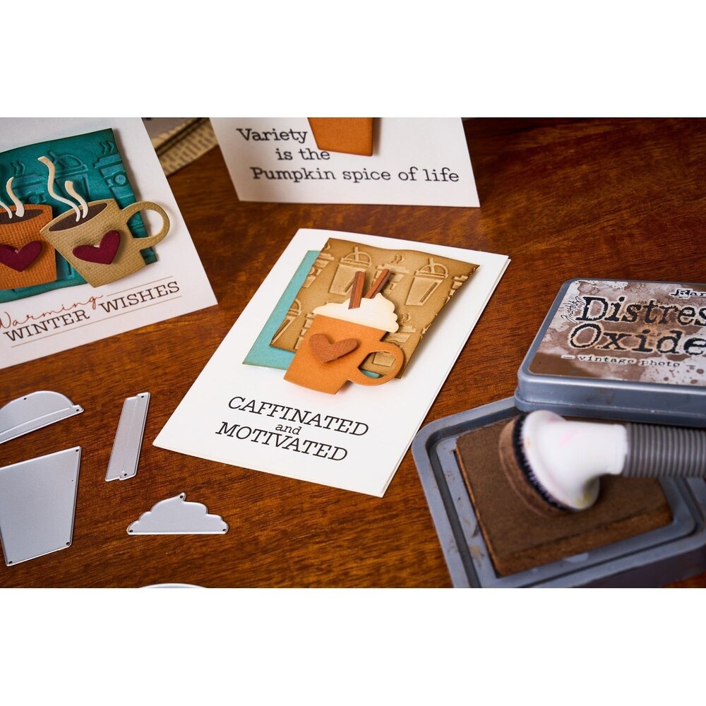 Sizzix Sidekick Embossing Folder & Thinlit Set Vault Side Order Fresh Brewed (666862) Sizzix Sidekick Embossing Folder & Thinlit Set Vault Side Order Fresh Brewed (666862)