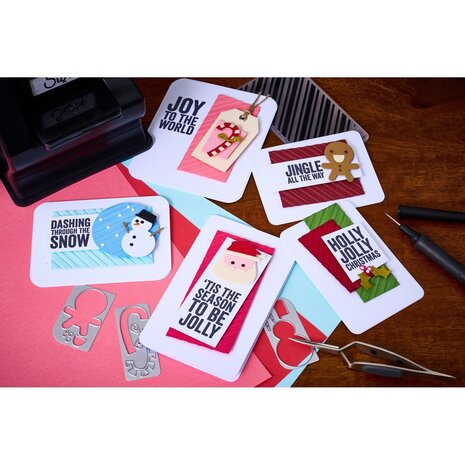 Sizzix Sidekick Embossing Folder & Thinlit Set Vault Side Order Christmas Minis (666863) Sizzix Sidekick Embossing Folder & Thinlit Set Vault Side Order Christmas Minis (666863)