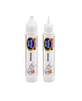 Collall Textile Glue Pen Fine Tip White 25ml (COLTX0025P)