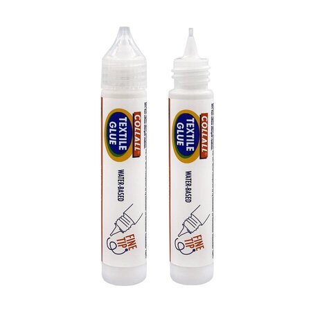 Collall Textile Glue Pen Fine Tip White 25ml (COLTX0025P)
