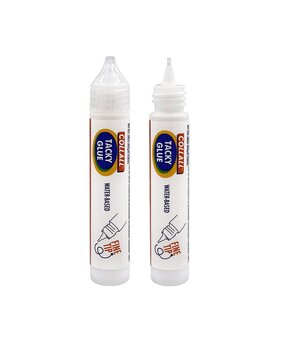 Collall Tacky Glue Pen Fine Tip White 25ml (COLTG0025P)