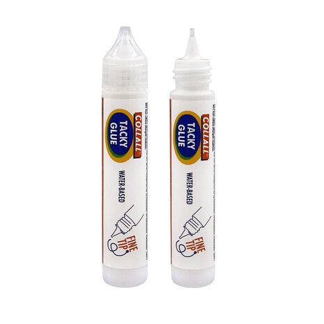 Collall Tacky Glue Pen Fine Tip White 25ml (COLTG0025P)