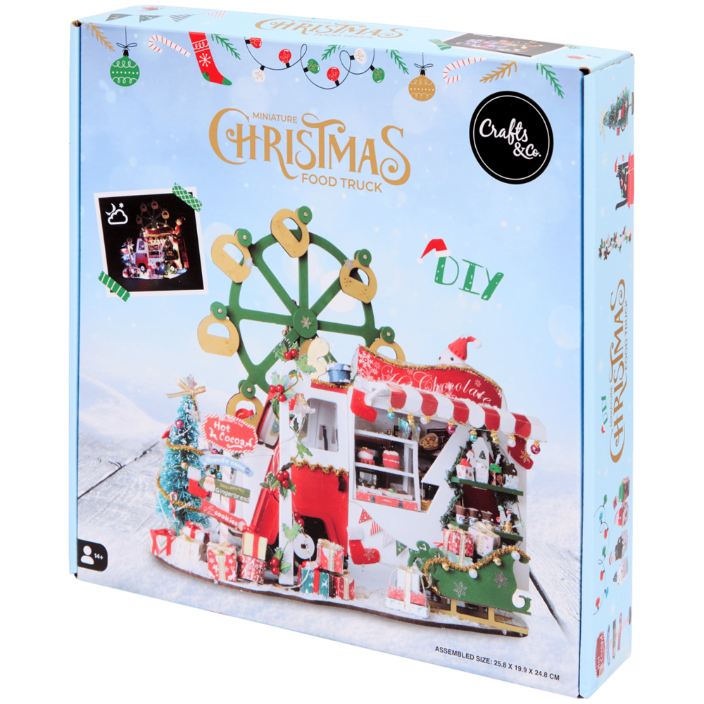 Crafts & Co. DIY Miniature Christmas Food Truck (3207811) Crafts & Co. DIY Miniature Christmas Food Truck (3207811)