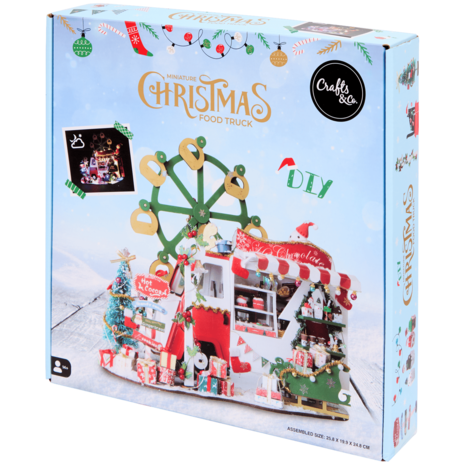 Crafts & Co. DIY Miniature Christmas Food Truck (3207811) Crafts & Co. DIY Miniature Christmas Food Truck (3207811)