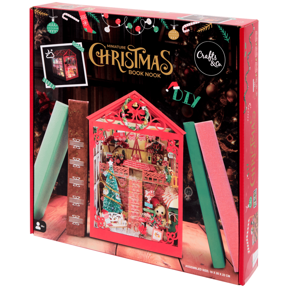 Crafts & Co. DIY Miniature Christmas Book Nook (3207811) Crafts & Co. DIY Miniature Christmas Book Nook (3207811)