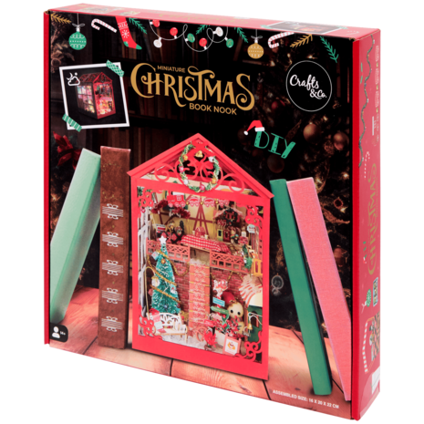 Crafts & Co. DIY Miniature Christmas Book Nook (3207811) Crafts & Co. DIY Miniature Christmas Book Nook (3207811)