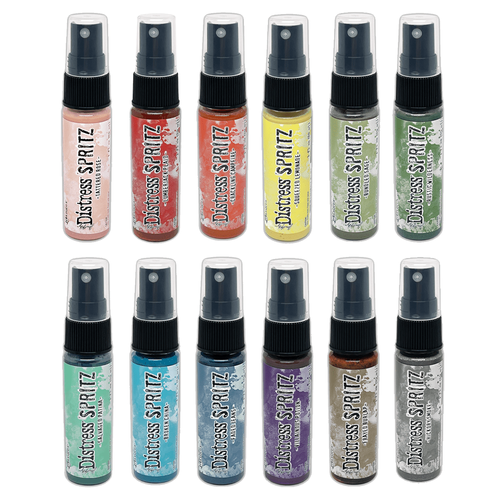 Ranger Tim Holtz Distress Spritz BUNDLE 3 + TIJDELIJK MET GRATIS EMBOSSING FOLDER