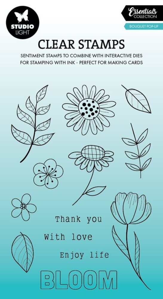 Studio Light Essentials Clear Stamps Bouquet Pop-Up (SL-ES-STAMP760) Studio Light Essentials Clear Stamps Bouquet Pop-Up (SL-ES-STAMP760)