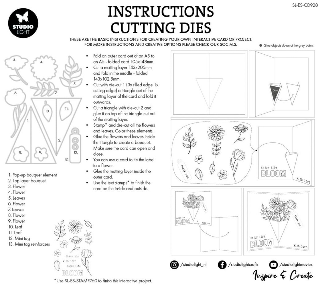 Studio Light Essentials Snijmal Bouquet Pop-Up (SL-ES-CD928) Studio Light Essentials Snijmal Bouquet Pop-Up (SL-ES-CD928)