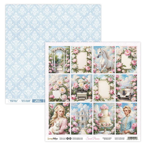 ScrapBoys Sweet Peonies 6x6 Inch Paper Pad (SB-SWPE-09) ScrapBoys Sweet Peonies 6x6 Inch Paper Pad (SB-SWPE-09)
