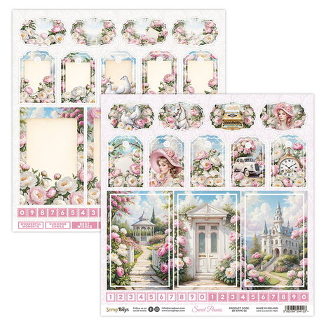 ScrapBoys Sweet Peonies 6x6 Inch Paper Pad (SB-SWPE-09) ScrapBoys Sweet Peonies 6x6 Inch Paper Pad (SB-SWPE-09)