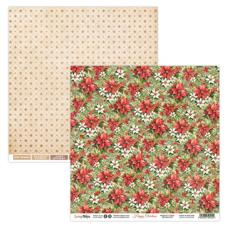 ScrapBoys Happy Christmas 12x12 Inch Paper Pad (SB-HACH-08) ScrapBoys Happy Christmas 12x12 Inch Paper Pad (SB-HACH-08)