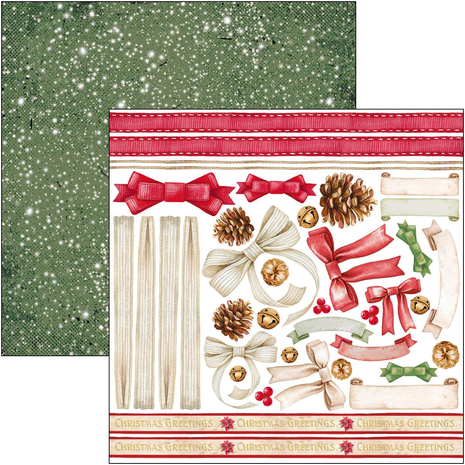 Ciao Bella Papercrafting Christmas Vibes 6x6 Inch Paper Pad (CBQE057) Ciao Bella Papercrafting Christmas Vibes 6x6 Inch Paper Pad (CBQE057)