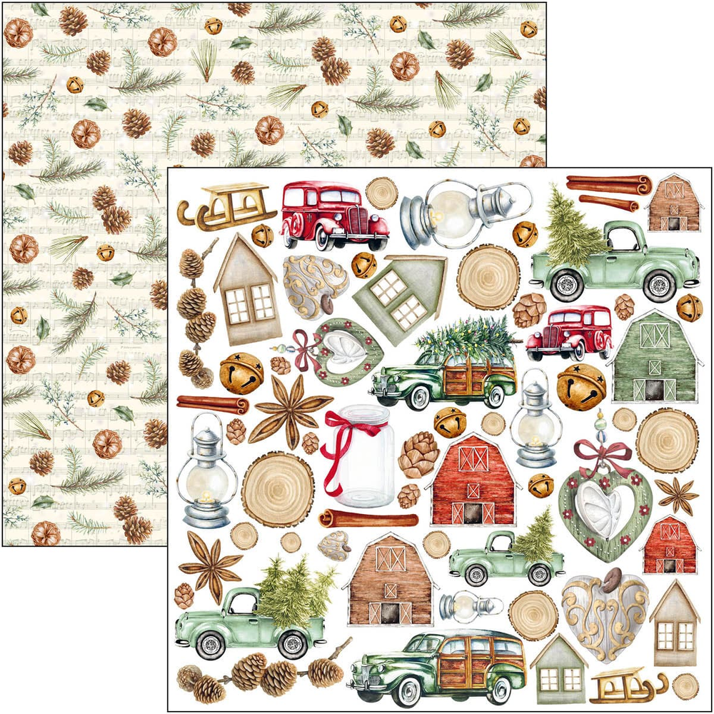Ciao Bella Papercrafting Christmas Vibes 6x6 Inch Paper Pad (CBQE057) Ciao Bella Papercrafting Christmas Vibes 6x6 Inch Paper Pad (CBQE057)