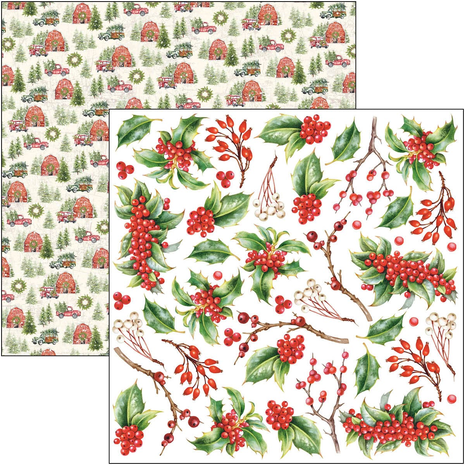 Ciao Bella Papercrafting Christmas Vibes 6x6 Inch Paper Pad (CBQE057) Ciao Bella Papercrafting Christmas Vibes 6x6 Inch Paper Pad (CBQE057)