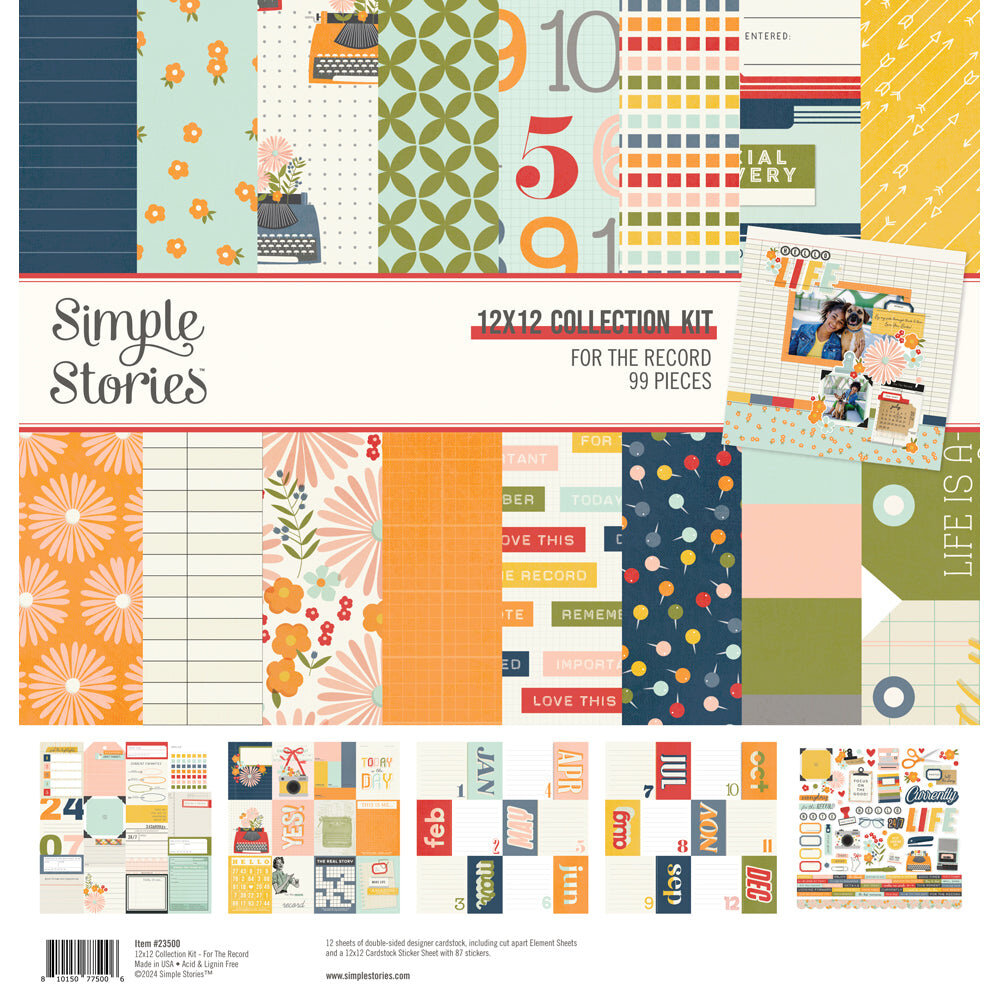 Simple Stories For The Record 12x12 Inch Collection Kit (23500) Simple Stories For The Record 12x12 Inch Collection Kit (23500)