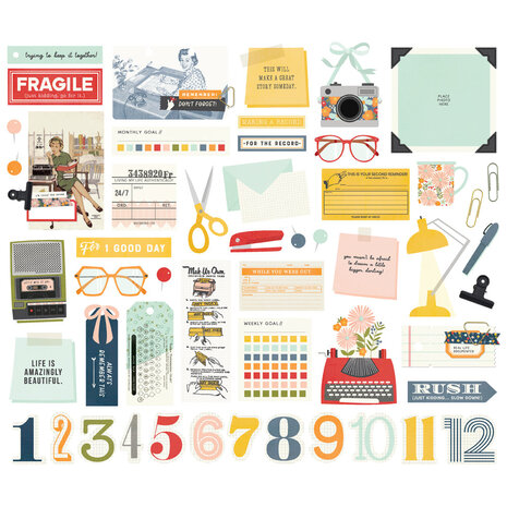 Simple Stories For The Record Bits & Pieces (23519) Simple Stories For The Record Bits & Pieces (23519)