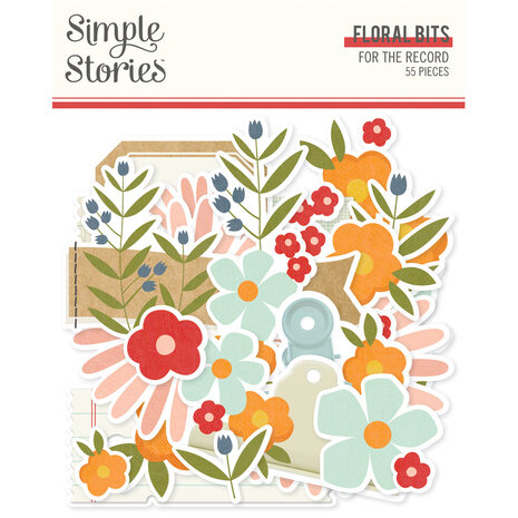 Simple Stories For The Record Floral Bits (23521) Simple Stories For The Record Floral Bits (23521)