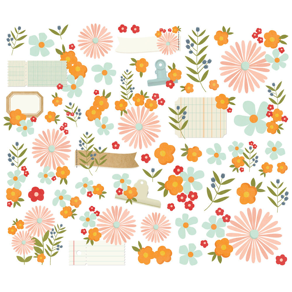 Simple Stories For The Record Floral Bits (23521) Simple Stories For The Record Floral Bits (23521)