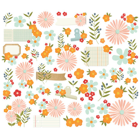 Simple Stories For The Record Floral Bits (23521) Simple Stories For The Record Floral Bits (23521)