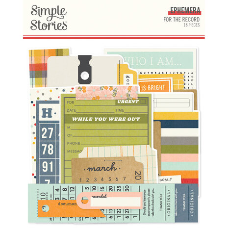 Simple Stories For The Record Ephemera (23523) Simple Stories For The Record Ephemera (23523)
