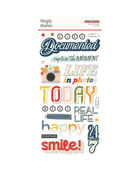 Simple Stories For The Record Foam Stickers (23526) Simple Stories For The Record Foam Stickers (23526)