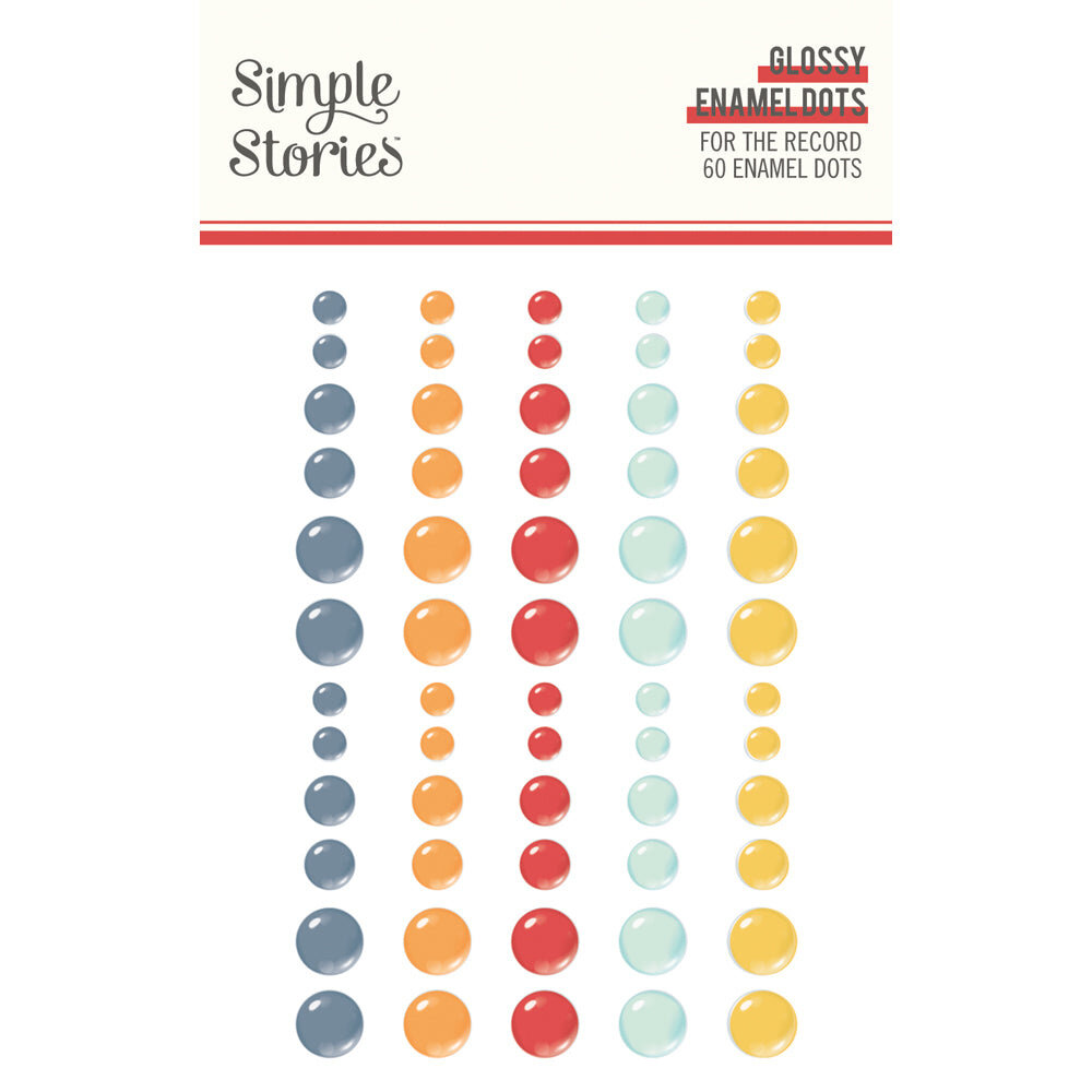 Simple Stories For The Record Glossy Enamel Dots (23529) Simple Stories For The Record Glossy Enamel Dots (23529)