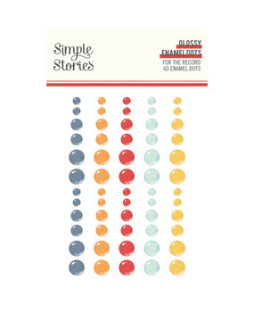 Simple Stories For The Record Glossy Enamel Dots (23529) Simple Stories For The Record Glossy Enamel Dots (23529)