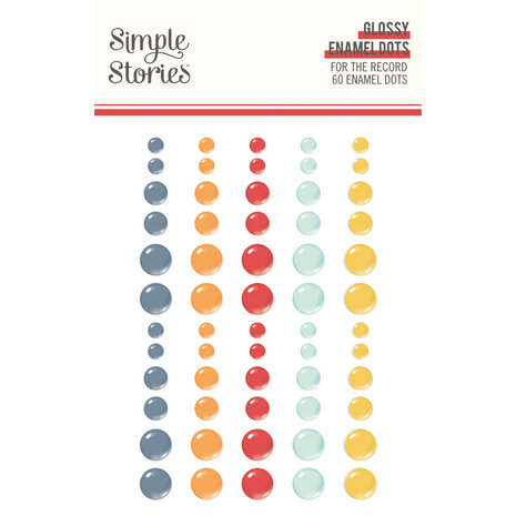Simple Stories For The Record Glossy Enamel Dots (23529) Simple Stories For The Record Glossy Enamel Dots (23529)