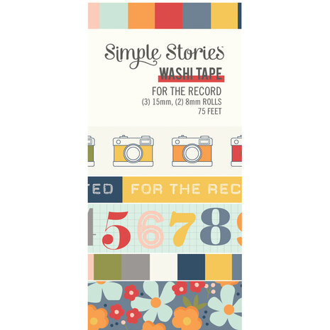 Simple Stories For The Record Washi Tape (23530) Simple Stories For The Record Washi Tape (23530)