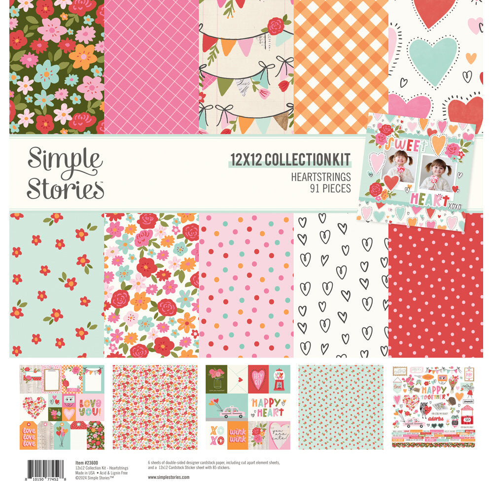 Simple Stories Heartstrings 12x12 Inch Collection Kit (23600) Simple Stories Heartstrings 12x12 Inch Collection Kit (23600)