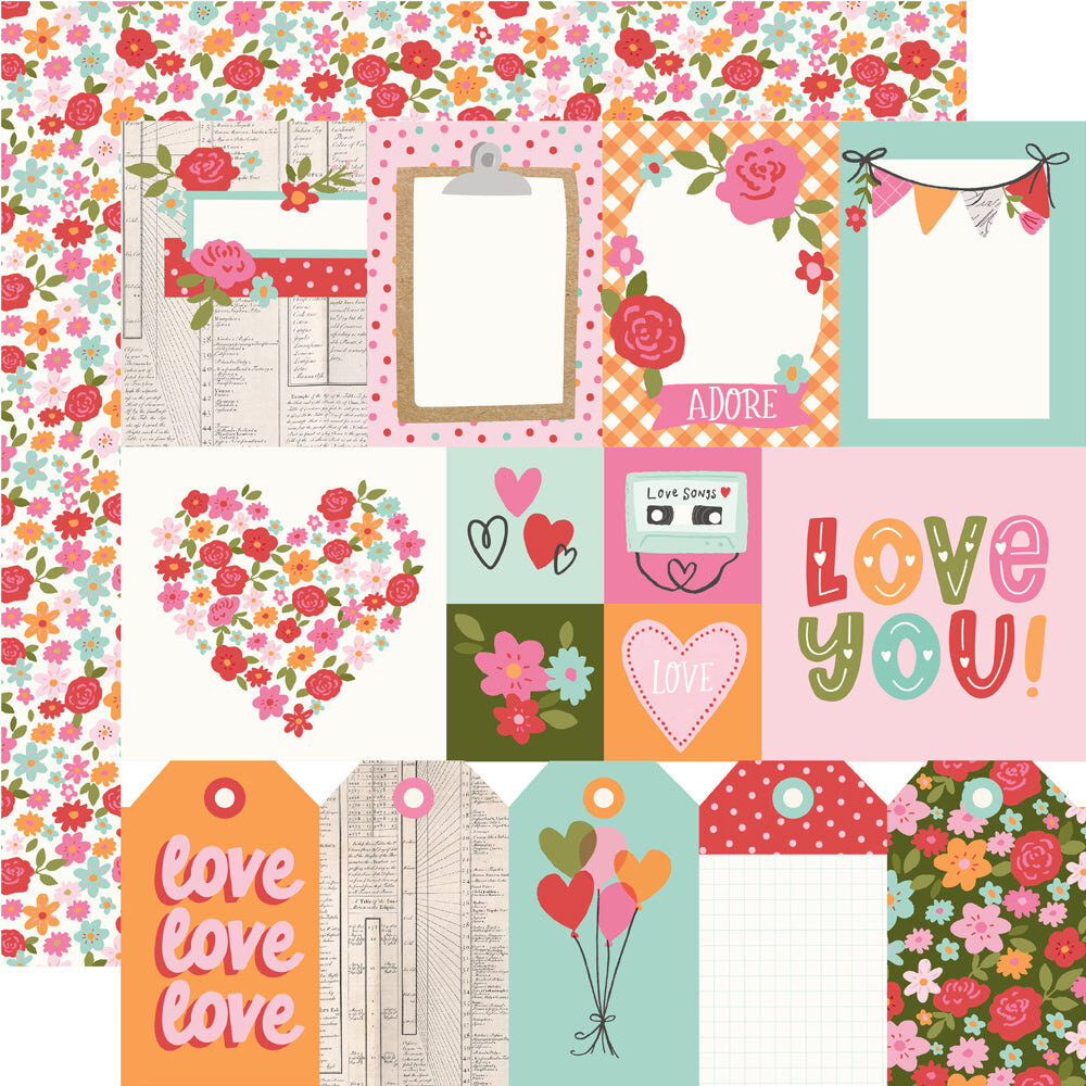 Simple Stories Heartstrings 12x12 Inch Collection Kit (23600) Simple Stories Heartstrings 12x12 Inch Collection Kit (23600)
