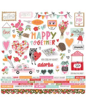 Simple Stories Heartstrings Cardstock Stickers (23601) Simple Stories Heartstrings Cardstock Stickers (23601)