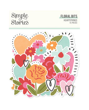 Simple Stories Heartstrings Floral Bits (23609) Simple Stories Heartstrings Floral Bits (23609)