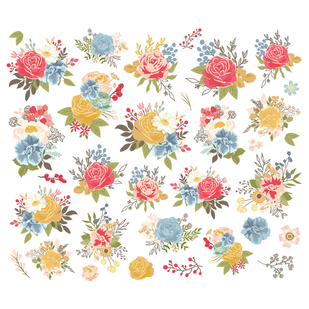 Simple Stories Front Porch Floral Bits (23820) Simple Stories Front Porch Floral Bits (23820)