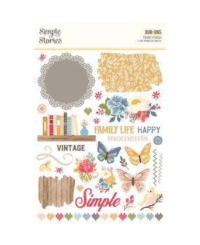 Simple Stories Front Porch Rub Ons (23824) Simple Stories Front Porch Rub Ons (23824)