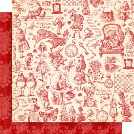 Graphic 45 Curiouser & Curiouser 12x12 Inch Collection Pack (4502937) Graphic 45 Curiouser & Curiouser 12x12 Inch Collection Pack (4502937)