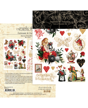 Graphic 45 Curiouser & Curiouser Rub-On Transfers (4502943)
