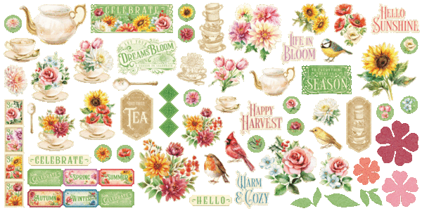 Graphic 45 Season to Celebrate Ephemera Set (4502956)