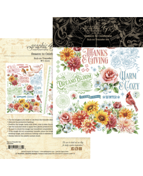 Graphic 45 Season to Celebrate Rub-On Transfers (4502958)