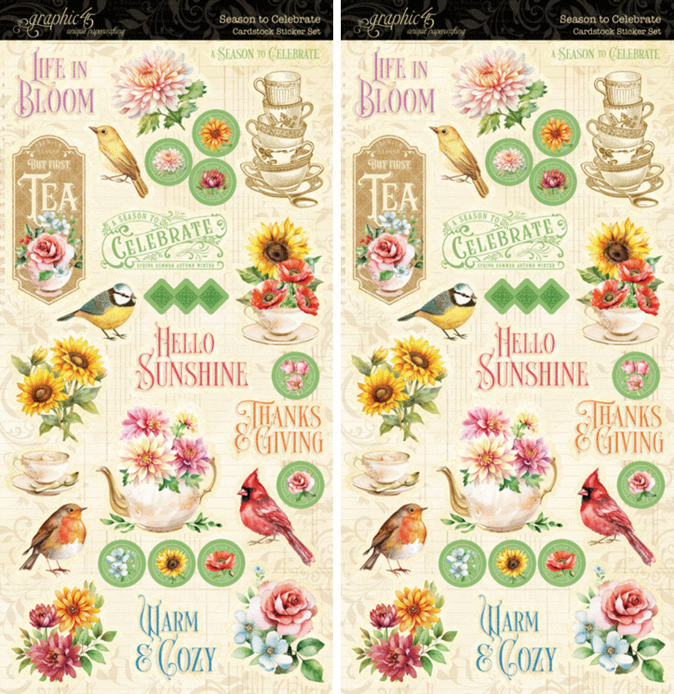 Graphic 45 Season to Celebrate Complete Collection Package Graphic 45 Season to Celebrate Complete Collection Package