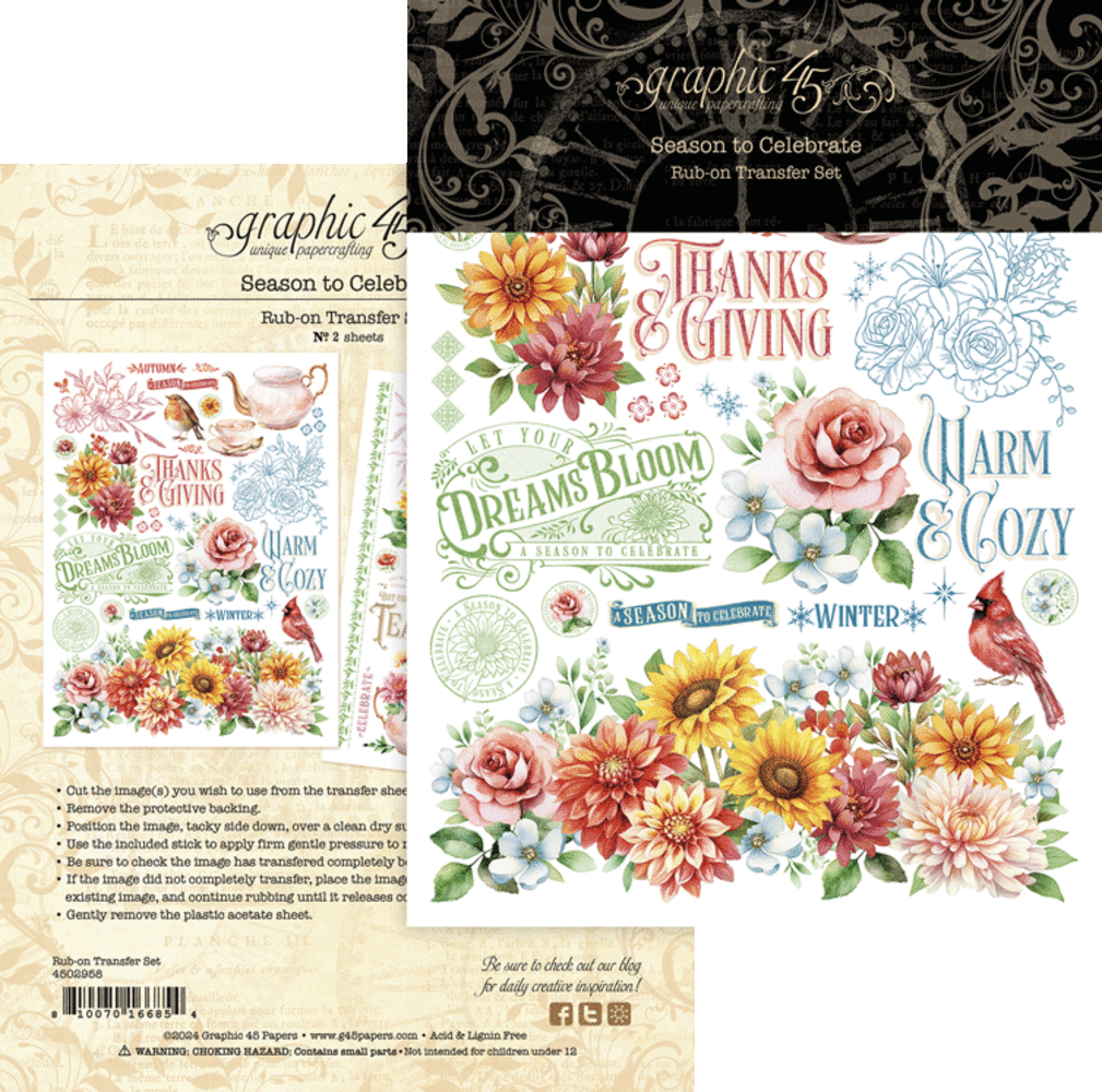 Graphic 45 Season to Celebrate Complete Collection Package Graphic 45 Season to Celebrate Complete Collection Package