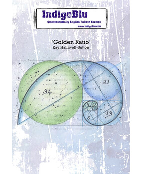 IndigoBlu Golden Ratio A6 Rubber Stamp (IND0502) IndigoBlu Golden Ratio A6 Rubber Stamp (IND0502)