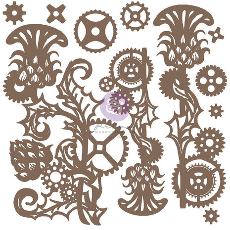 Prima Marketing Inc Finnabair Mechanical Thistle Decorative Chipboard (968908) Prima Marketing Inc Finnabair Mechanical Thistle Decorative Chipboard (968908)